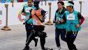Çində ilk dəfə yarımmarafonda "insanabənzər robotlar" insanlarla yarışdı