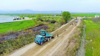 Şabran rayonunda Padar avtomobil yolu yenidən qurulur - FOTO