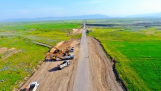 Bərdə - Ağdam avtomobil yolunun tikintisi başlayıb - FOTO