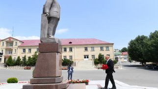 Prezident İlham Əliyev Daşkəsənə səfərə getdi - FOTO