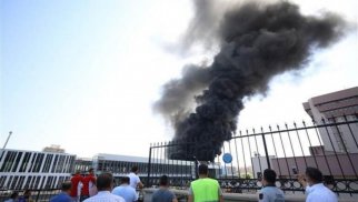 Ankara dəmiryol stansiyasının yaxınlığında yanğın olub