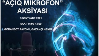 “Azəriqaz” Goranboyda “Açıq mikrofon” təşkil edəcək