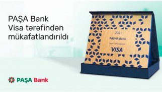 PAŞA Bank “Visa” ödəniş sistemi tərəfindən mükafatlandırılıb