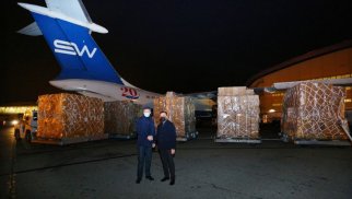 Azərbaycan Ukraynaya humanitar tibbi yardım göndərdi (FOTO)