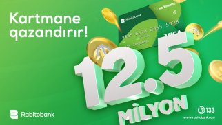 Kartmane kart sahibləri 12.5 milyon manat keşbek qazanıb (R)