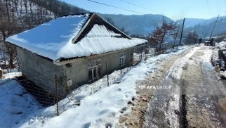 Lerikdə torpaq sürüşməsi oldu (FOTOLAR)