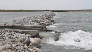 Kür çayı Xəzərə qovuşdu (FOTO/VİDEO)