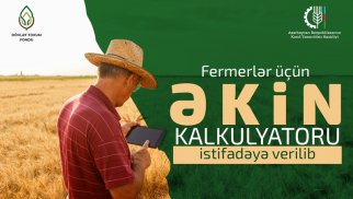 Fermerlər üçün əkin kalkulyatoru istifadəyə verildi