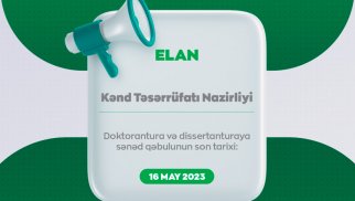 Nazirlik doktorantura və dissertanturaya qəbul elan edir