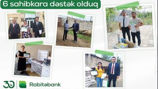 Rabitəbank vətəndaşlara şəxsi biznesini qurmağa dəstək oldu