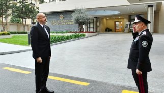 Prezident Təhlükəsizliyi Xidmətinin yeni inzibati binalarının açılışında iştirak edib (FOTO)