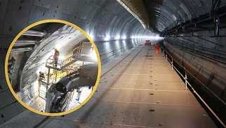 Gürcüstanda Rusiyaya gedən yolda 1,5 km uzunluğunda tunel qazıldı