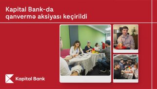 Kapital Bank-da qanvermə aksiyası keçirildi ®