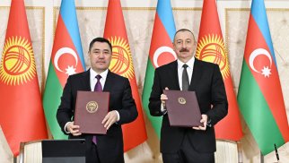 Azərbaycan-Qırğızıstan sənədləri imzalandı (YENİLƏNİB)