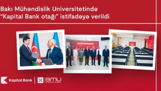 Bakı Mühəndislik Universitetində “Kapital Bank otağı