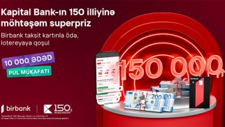 Birbank taksit kartı sahibləri 150 000 AZN qazana bilərlər®