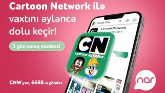 “Nar” yüksək keyfiyyətli “Cartoon Network” oyunlarına giriş imkanı təqdim edir ®