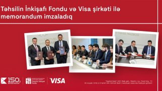 Kapital Bank, Təhsilin İnkişafı Fondu və “Visa” şirkəti arasında memorandum imzalandı®