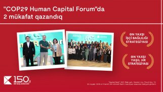 Kapital Bank “COP29 Human Capital Forum” tədbirində 2 mükafata layiq görüldü®