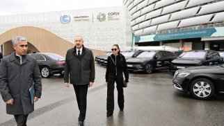 Prezident və birinci xanım BOS-un ərazisində COP29-la bağlı yaradılan şəraitlə tanış olub (YENİLƏNİB)