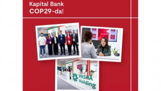 “Kapital Bank” COP29-da iştirakını davam etdirir®