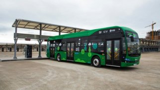 Bakıda sərnişindaşımada YENİLİK: Elektrik mühərrikli avtobuslar xəttə buraxıldı