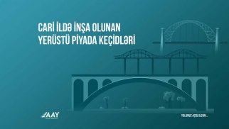 Üç yeni yerüstü piyada keçidi tikilir - AAYDA