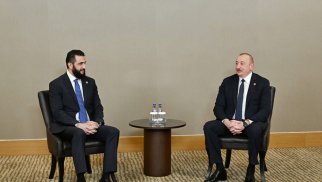İlham Əliyev Suriya Ərəb Respublikasının keçid dövrü Prezidenti ilə görüşüb