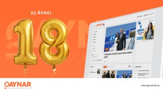"Qaynarinfo" 18 yaşını qeyd edir