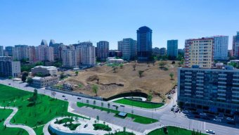 Bakının mərkəzində yeni yaşıl zona - FOTOLAR