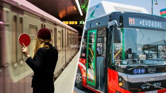 Metro və avtobuslar bayram günlərində işləməyəcək