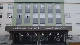 Saraydakı 2 nömrəli məktəb yenilənmədən sonra (VİDEO)
