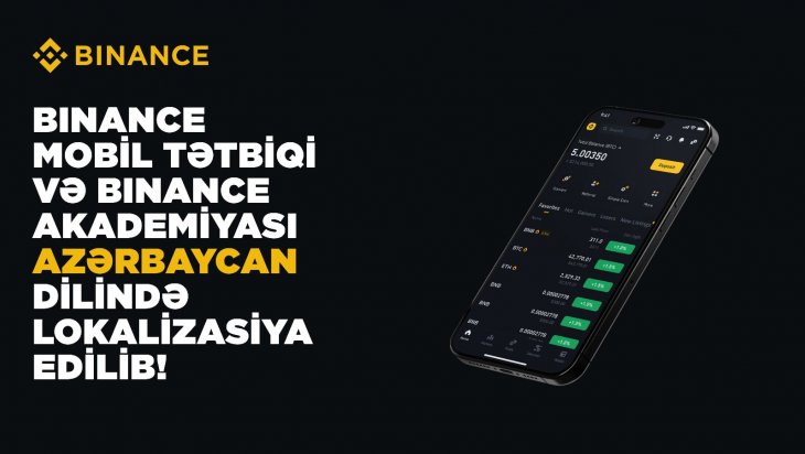 Binance mobil tətbiqi və Binance Akademiyanı Azərbaycan dilində istifadəyə verdi