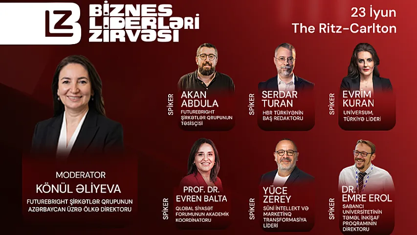 Ölkəmizdə keçiriləcək Biznes Liderləri Zirvəsinin spikerləri bəlli oldu!