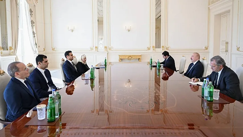 İlham Əliyev ABŞ Konqresinin Nümayəndələr Palatasının üzvünü qəbul edib