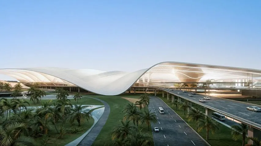 Pasport nəzarəti və növbələr olmadan: Dubayda gələcəyin aeroportu tikilir