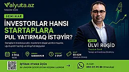Bakıda startapçılar üçün unikal imkan: ABŞ vençur fondunun direktoru Bakıda seminar verir