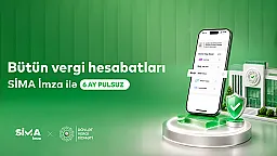 “SİMA İmza” ilə bütün vergi xidmətləri cibinizdə!