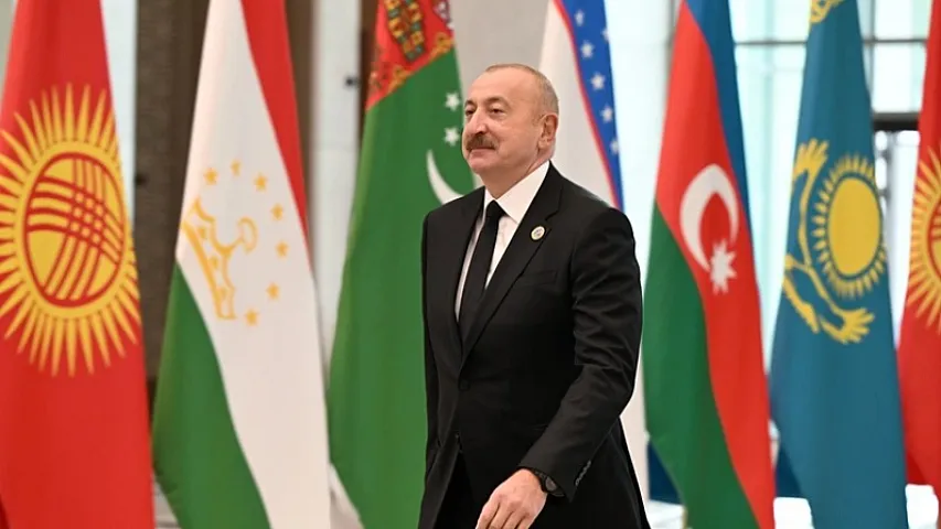 Prezident İlham Əliyev Mərkəzi Asiya Dövlət Başçılarının 7-ci Məşvərət Görüşünün iclasında iştirak edir