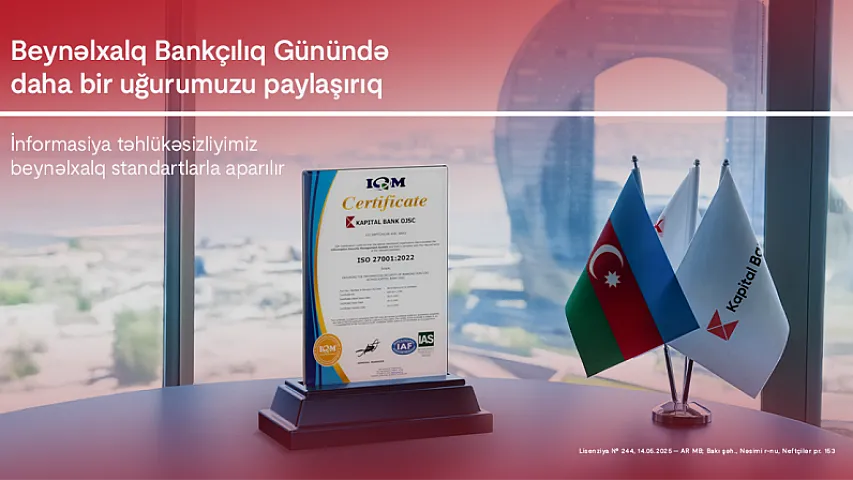 Kapital Bank-dan Beynəlxalq Bankçılıq Günündə daha bir uğur 
