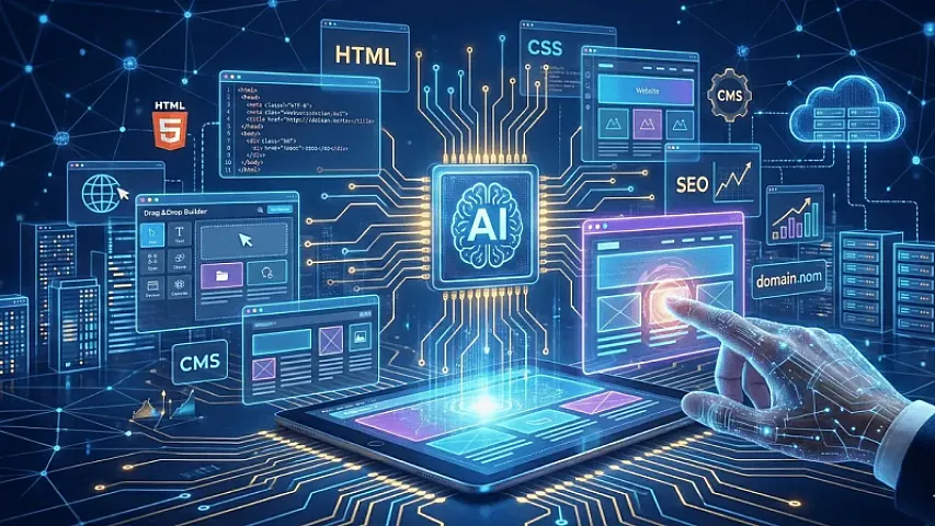 Veb sayt yaratmağı asanlaşdıran 10 süni intellekt aləti 