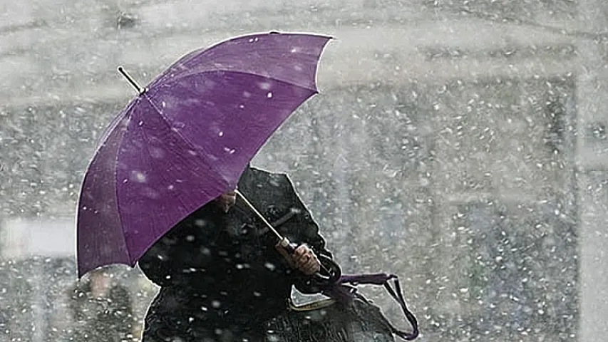 Sabah Bakıda sulu qar yağacaq, güclü külək əsəcək