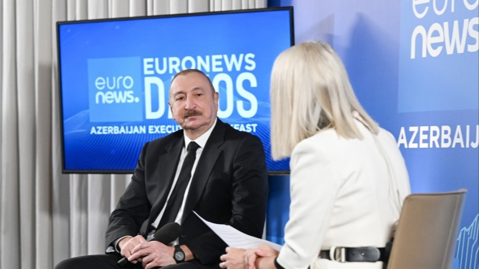 İlham Əliyev “Euronews”a müsahibə verdi