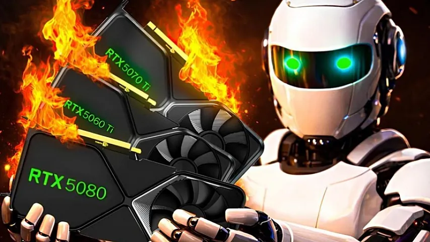 "Nvidia" Al səbəbindən "GeForce RTX 50" videokartlarının istehsalını dayandırır