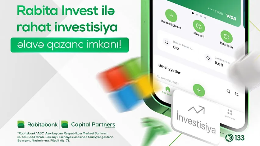 Rabitəbank ilə rahat investisiya imkanı