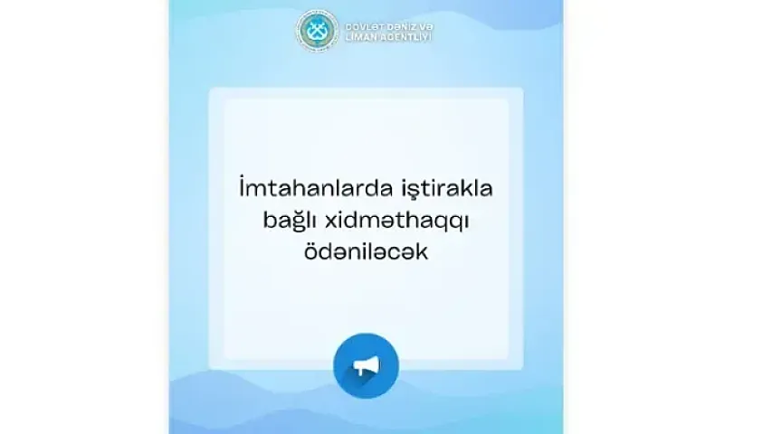 İmtahanlarda iştirakla bağlı xidməthaqqı ödəniləcək 