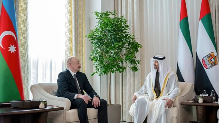 Əbu-Dabidə Azərbaycan və BƏƏ prezidentləri arasında görüş olub