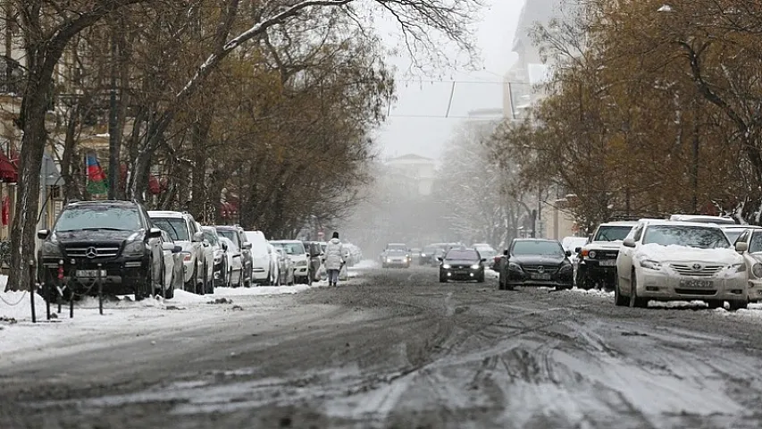 Bakıya qar yağacaq, yollar buz bağlayacaq