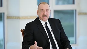 Prezident Münhendə yerli televiziya kanallarına müsahibə verdi