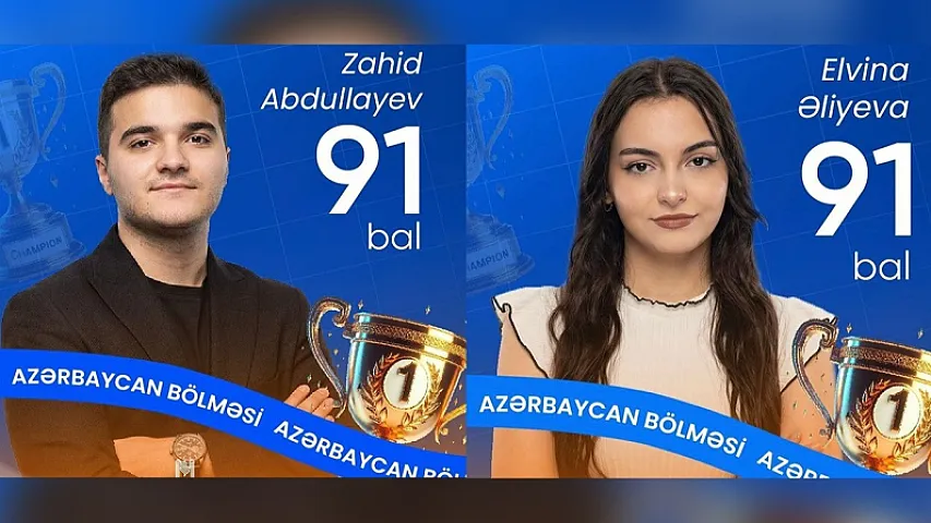 Ən yüksək balı onlar topladı